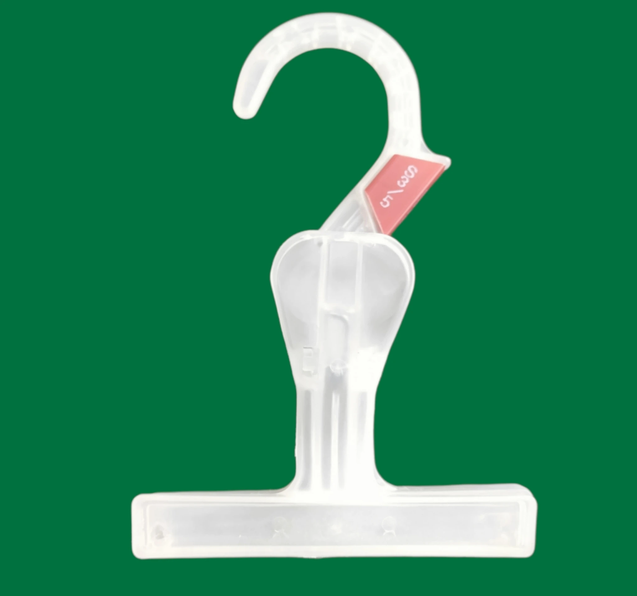 Multifunctional hanger pants hook pants trouser hair extension hanger with rubber padded clips and sizer