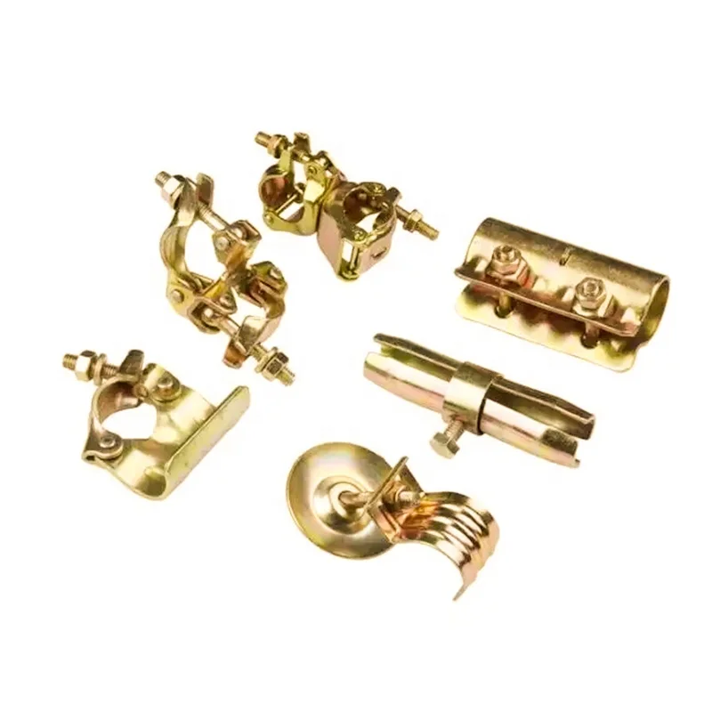 Scaffolding clamp double coupler load capacity pressed right angle coupler