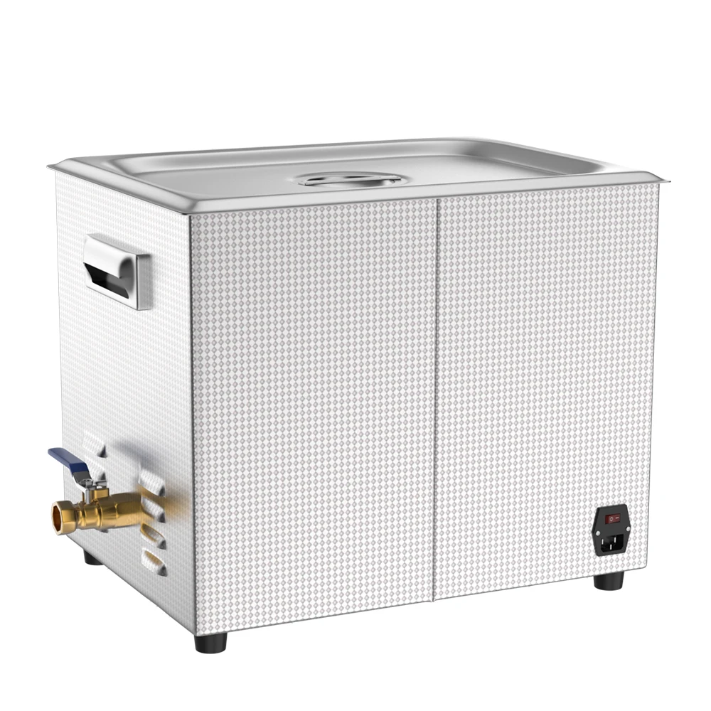 Desktop Stainless Steel Ultrasonic Cleaner 15L 3.96 Gal  360 W & 480 W & 540 W  Digital  Semiwaves & Full-wave Work Alternately
