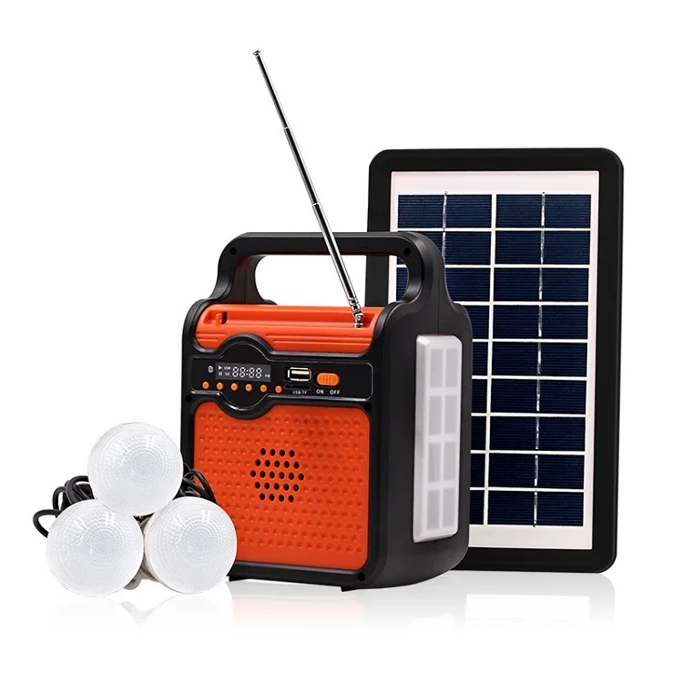 Multi Function Solar Emergency Power Lamp Outdoor Backup Solar Panel
