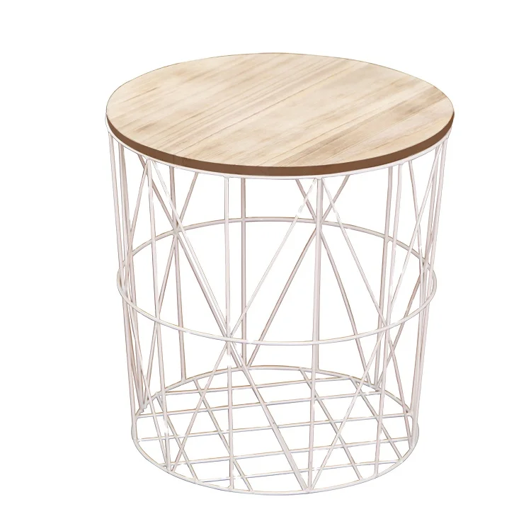 KINGWILLOW wholesale handmade metal woven iron dirty laundry basket with liner