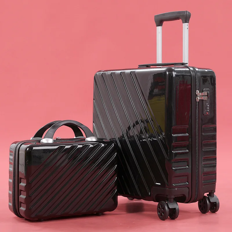 20 Inch Travel Luggage Bags Cases abs luggage suitcase set with beauty case