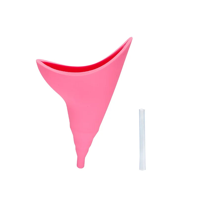 Private Label Silicone Female Urinal Pee Funnel Reusable Female Urinating Device