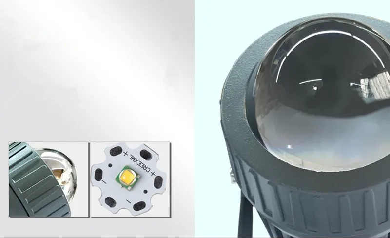 10W LED Spot Lamp Outdoor Projection Light Long Range Spotlight Waterproof