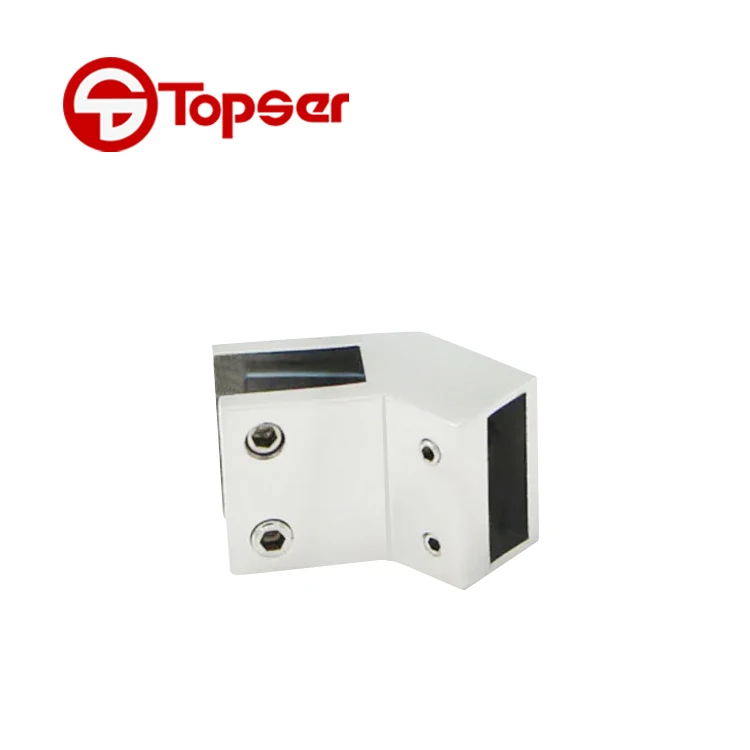 Stainless Steel 135 Degree Pull Rod Clamp 10*30MM Mount Bathroom Glass Door Connector Pipe Strut Fitting Hardware