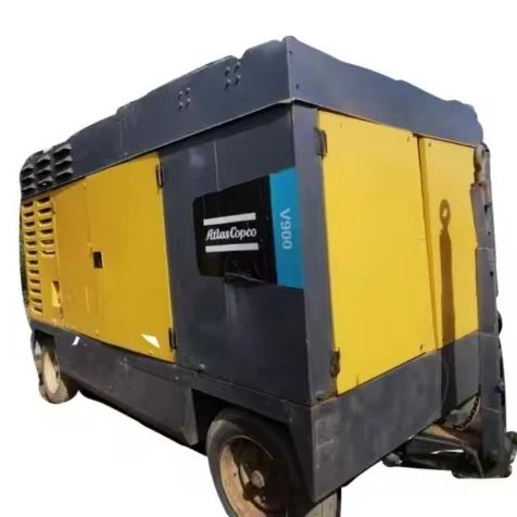 Atlas XAVS900 б/у воздушный компрессор среднего давления 14 бар 24 4 м3/мин дизельный двигатель