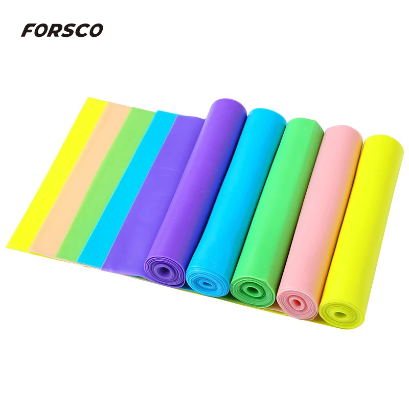 Высококачественная эластичная лента из термопластичного эластичного латекса для занятий йогой