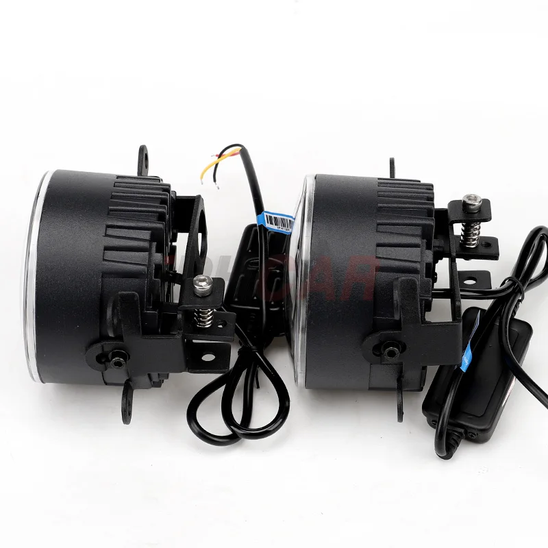 IPHCAR M701 90MM LED Fog Light with Daytime Running Light Universal for 12V Car