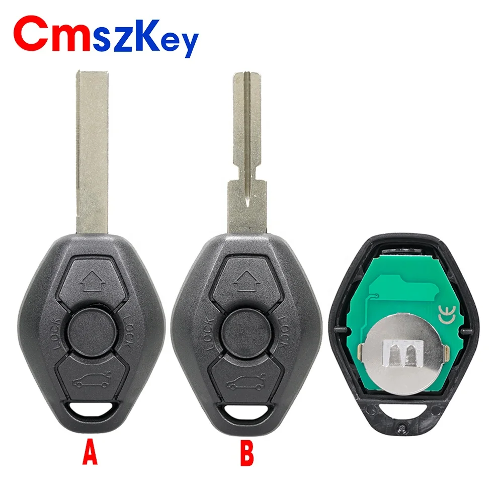 For 1998 1999 2000 2001 2002 2003 2004 2005 BMW 3 5 7 Series X5 Z3 Z4 Remote Car Key Fob 433Mhz EWS System 7935 Chip