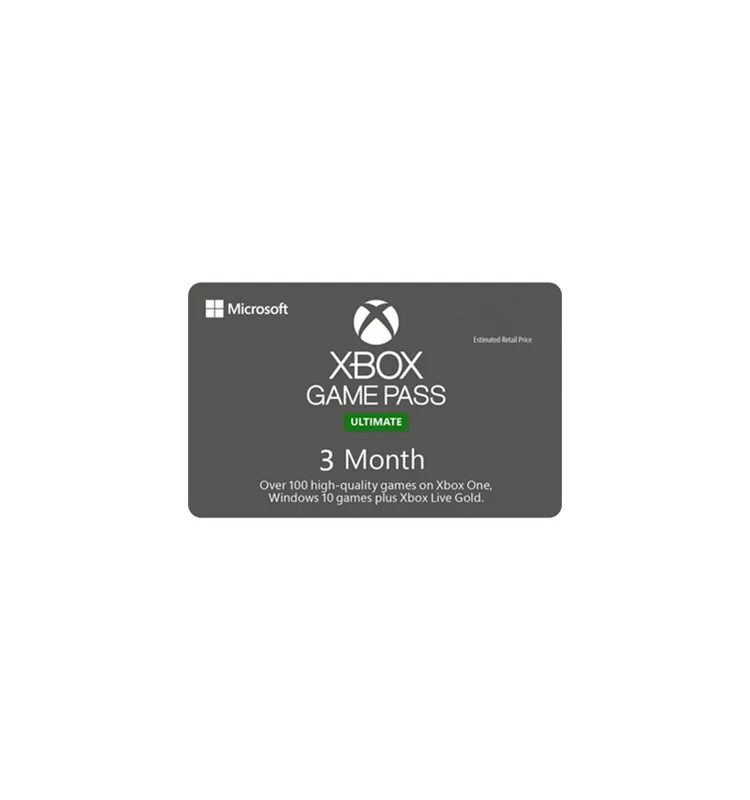 
Xbox game pass 12 month ultimate 