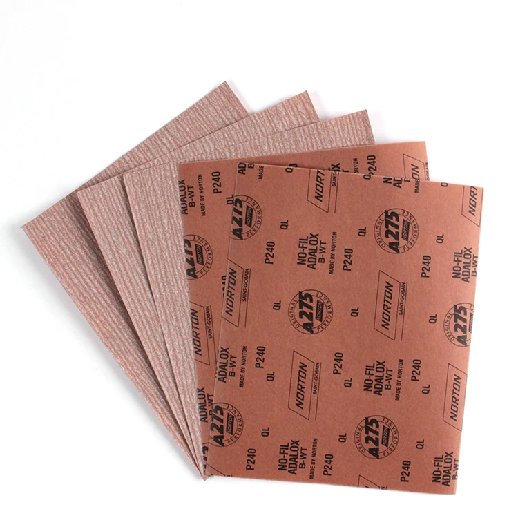 9*11 дюймов сухой абразивный наждачная бумага из оксида алюминия для многофункционального использования