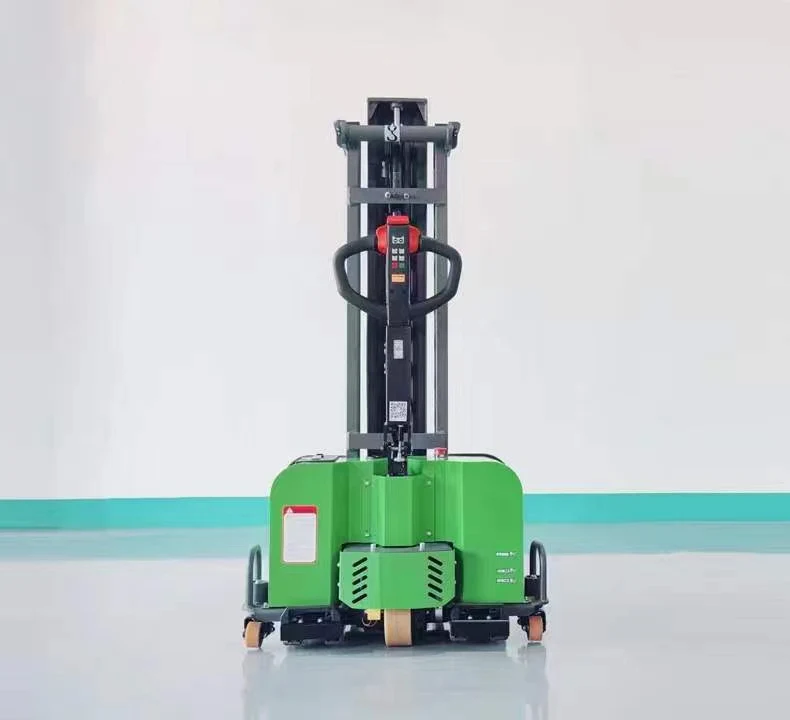 hot sale pallet truck 1.5 ton self lift full electric stacker 1.5m portable self loading stacker