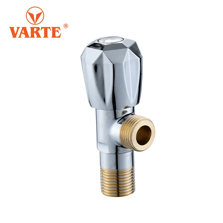 Sanitary Pneumatic Angle Seat Valve  bathroom fittings good polish 1/2 brass angle valve