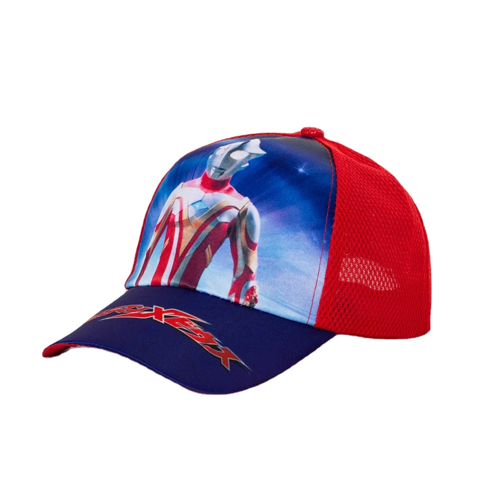 Custom Princess cute printing logo outdoor young girl 6 panel hat sports leisure baseball cap for kids