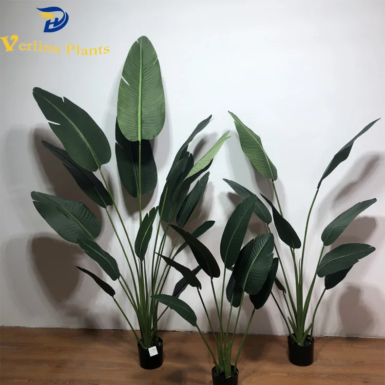 4ft 5ft 6ft customized indoor decorative artificial banana palm bonsai tree