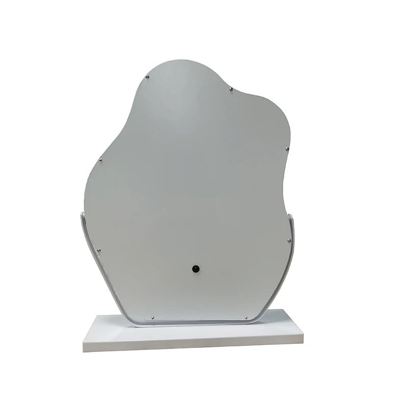 Luxury 3 colors lighted smart touch screen home decor Irregular Cloud Shape Makeup mirror Vanity mirror