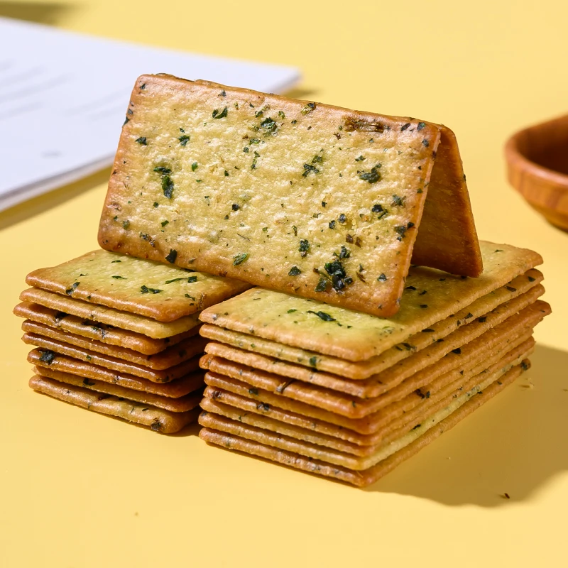 Coriander Beef Paste Crispy Biscuits Salted Beef Flavored Thin Crackers chinese snack[A9]
