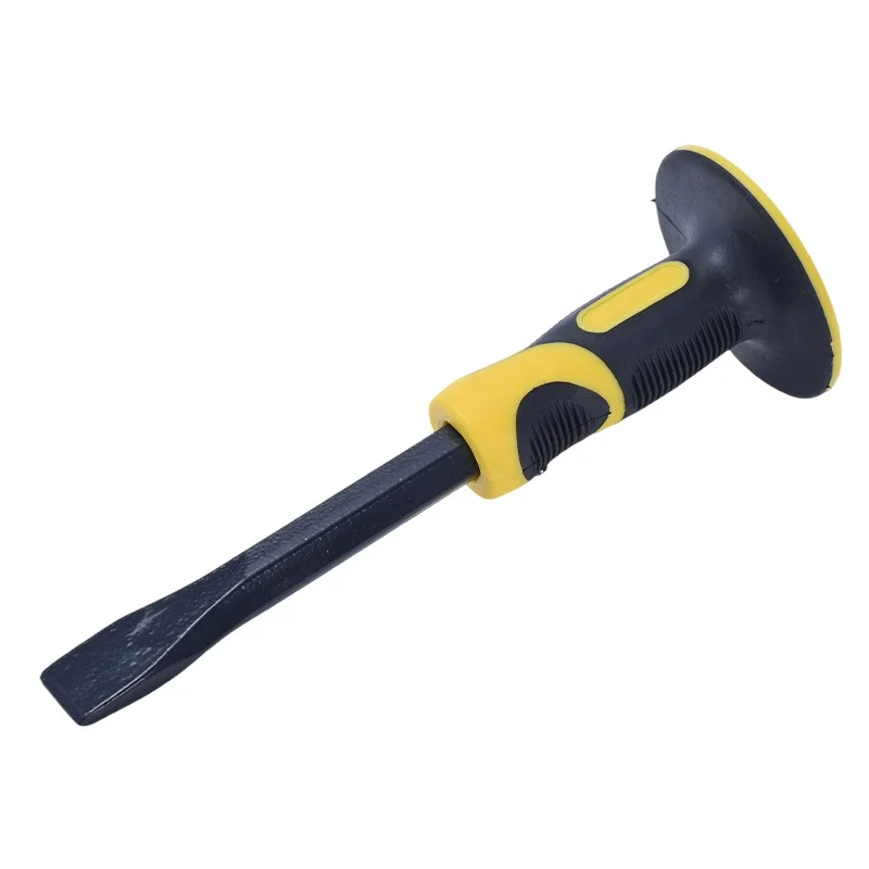 Industrial OEM Stone Cold Chisel With Hexagonal Rubber Protective Handle