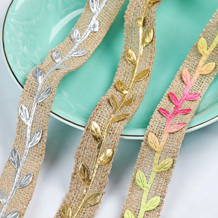 Wedding Party Decor Home Embellishment Twine Ribbonfor Lace Burlap Natural Ribbon Roll
