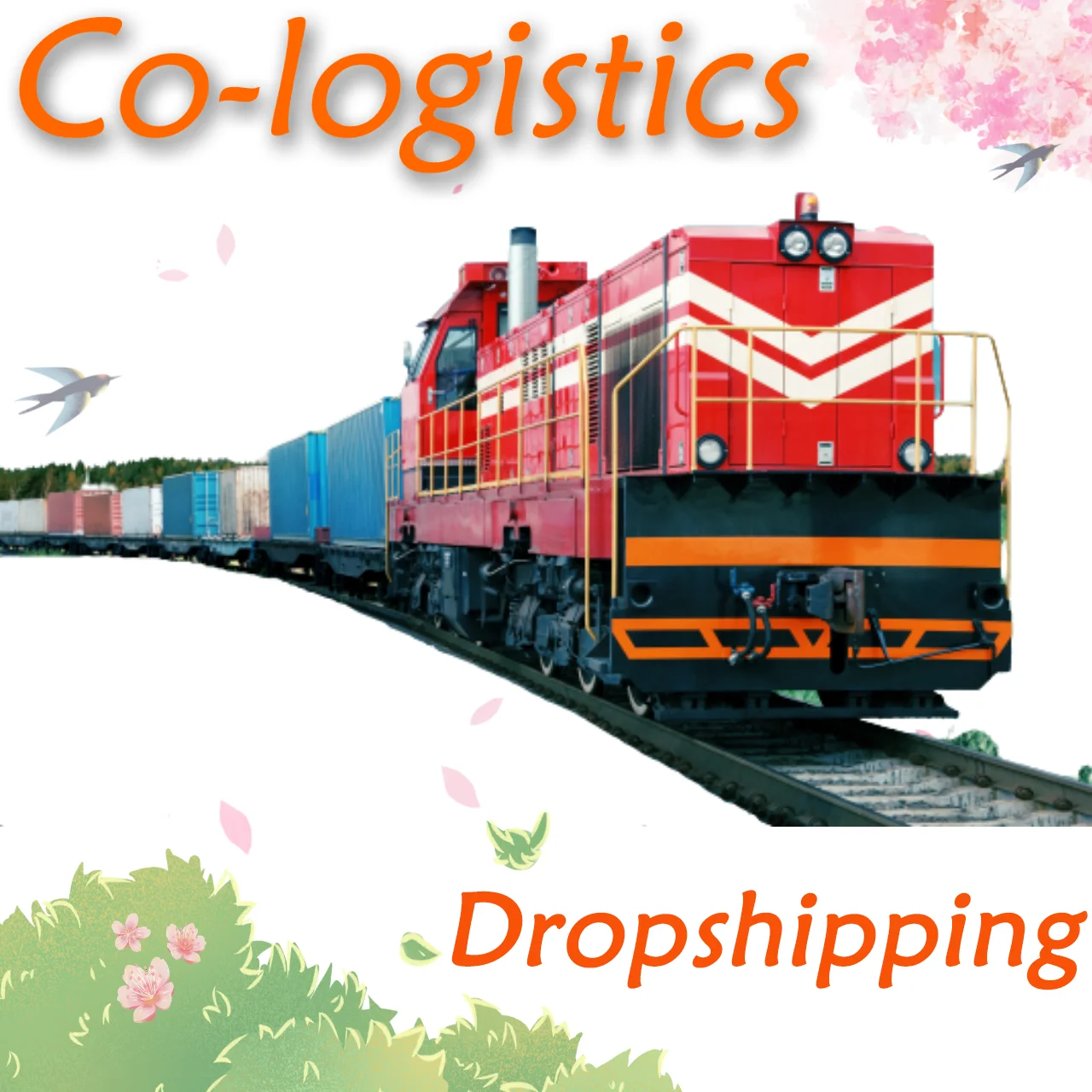 Rail Freight Agent Transport Cargo Truck Railway Shipping China to Europe Germany France Uk Spain Italy Dropshipping Top
