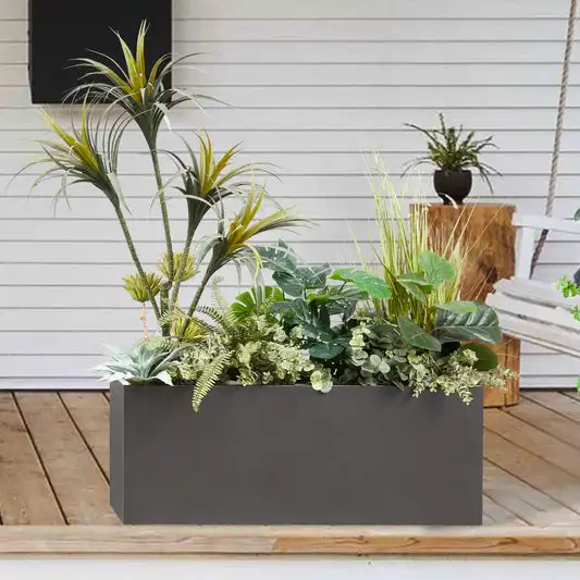 Plant Rack Metal Flowers Yixing Bonsai Planter Boxes Large Outdoor Flower Pot