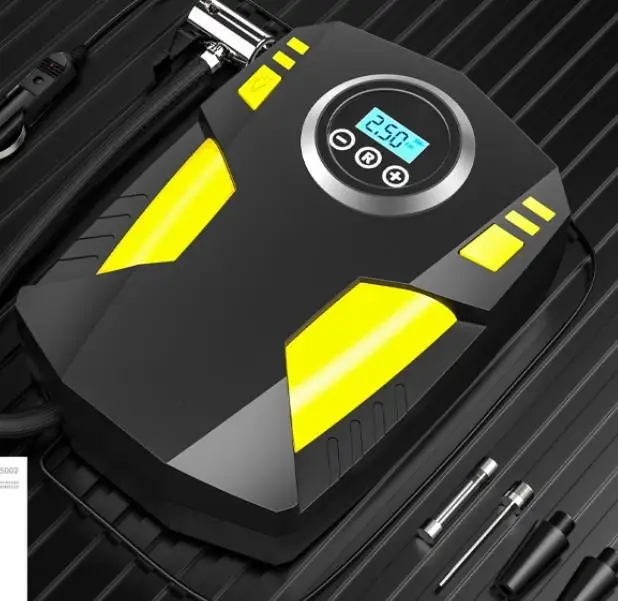 2024 Hot Selling Multifunction Portable 12v Emergency Use Smart Digital Display Car Air Pump For Car Tire Maintenance