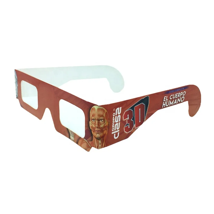 
Custom Design Promotional Cheap Chromadepth Cardboard 3d Glasses 