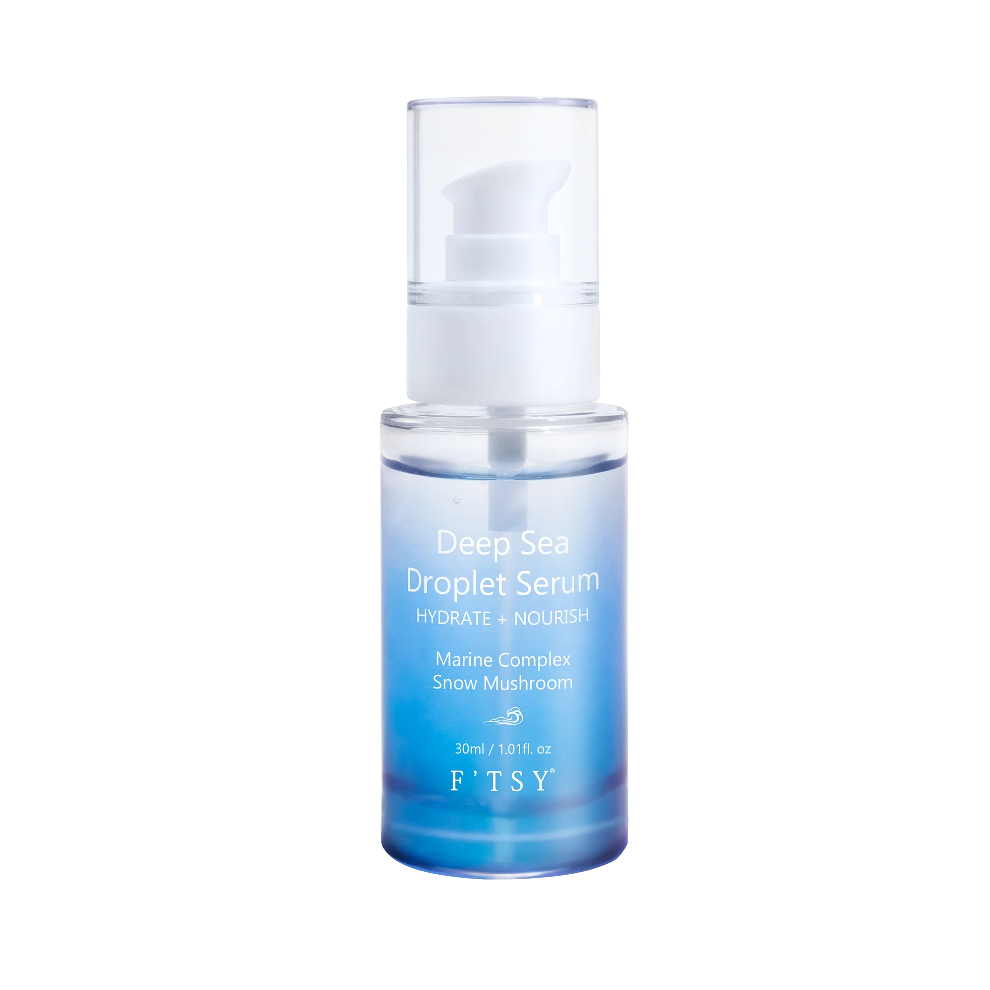 Private Label Skincare Skincare Product Ocean Deep Hydration Serum Hydrating Hyaluronic Acid serum Blue Chemistry Ultra