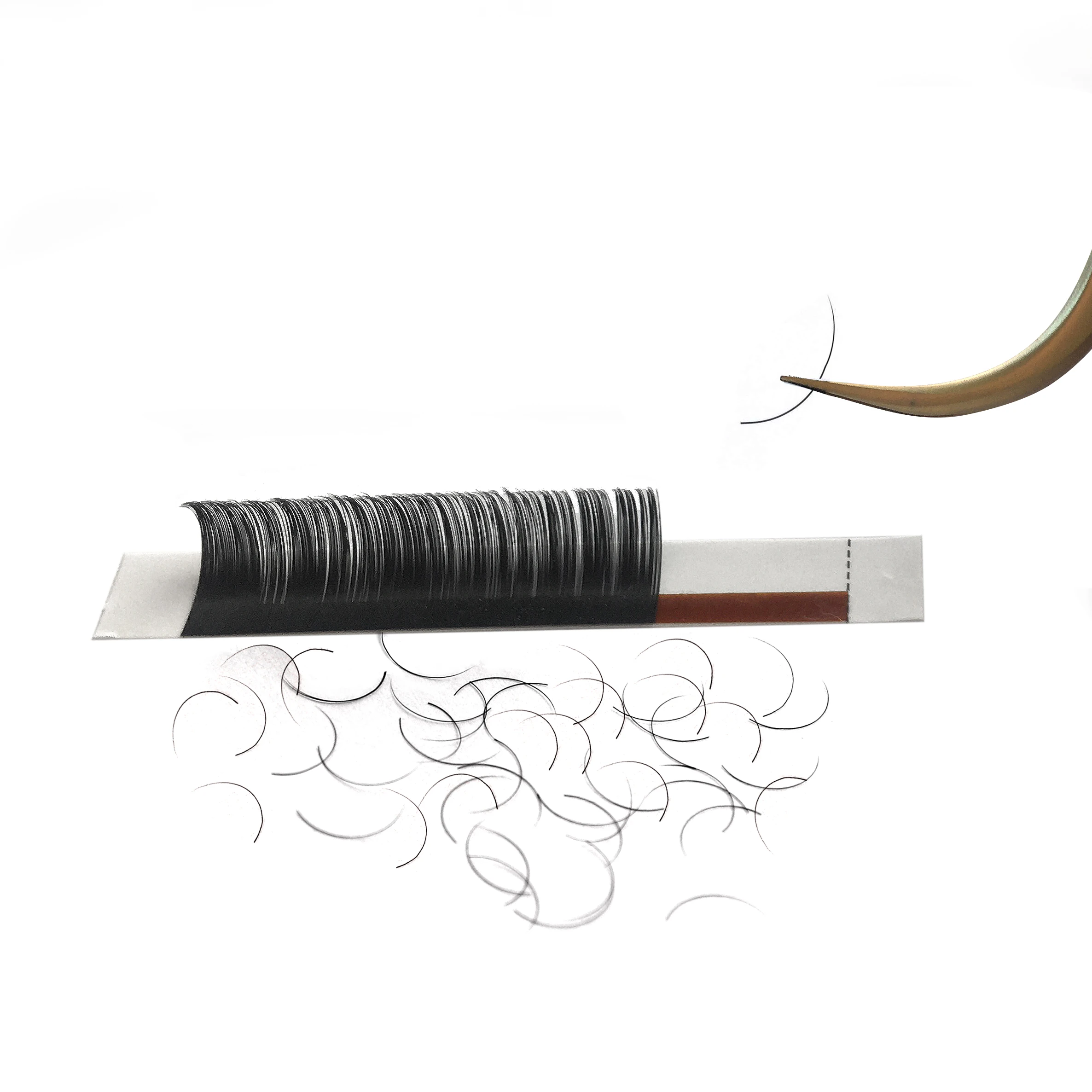 Factory wholesale professional  0.03mm-0.25mm individual 12 rows 16 rows classic eyelash extension