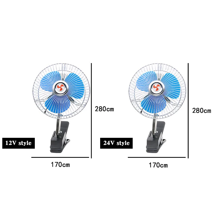  DC 12V 24V 6-дюймовый Автомобильный Вентилятор охлаждения половина guard Универсальный электронный автомобильный вентилятор с