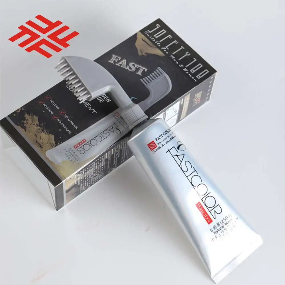 FULLY FastColor Comb Anti-Allergy Colourful Shiny Permanent Hair Color Cream Ammonia Free Permanent Hair Color Cream