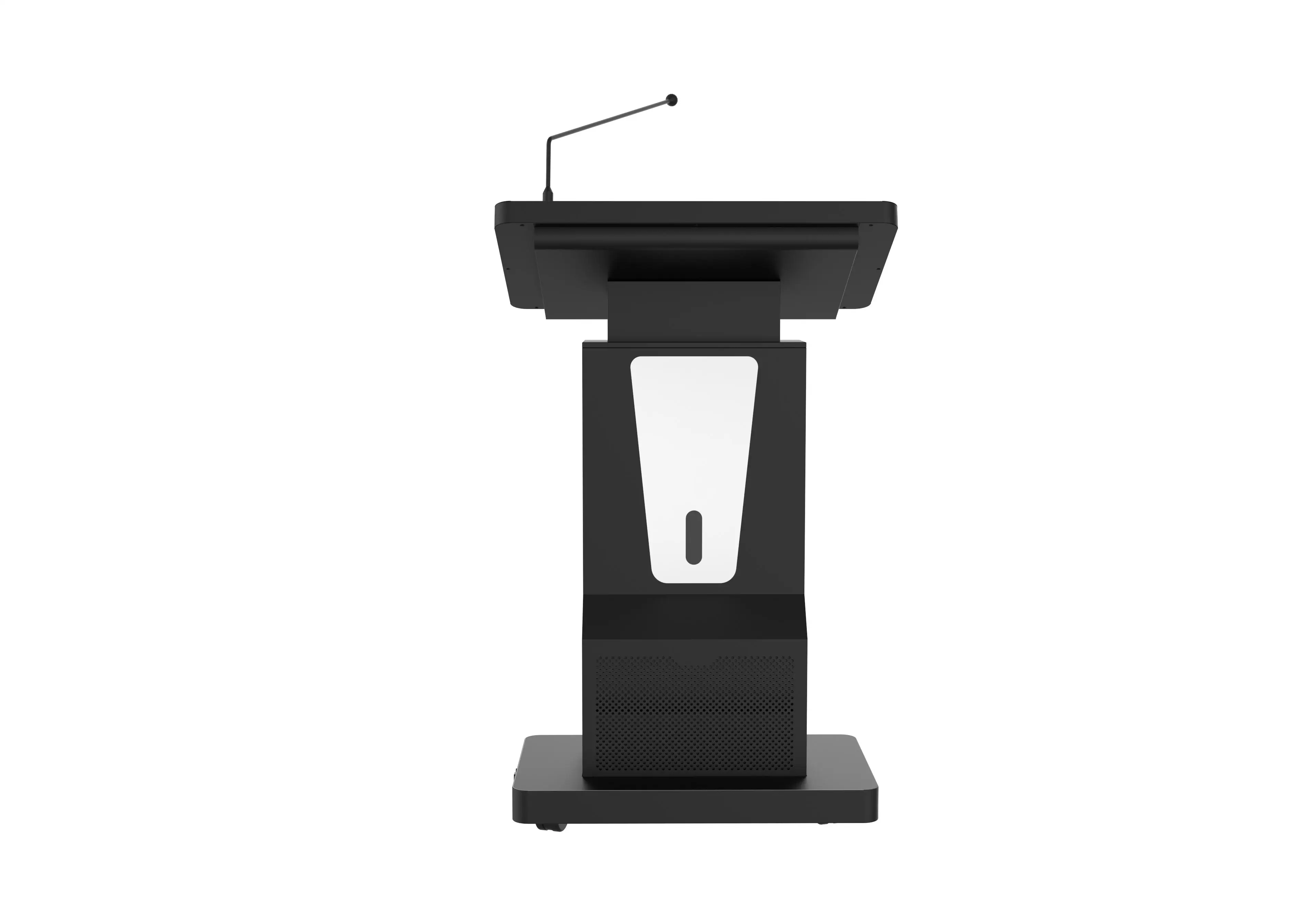 Digital podium electric height-adjustable conference lectern electromagnetic pen writable screen touch AIO PC station