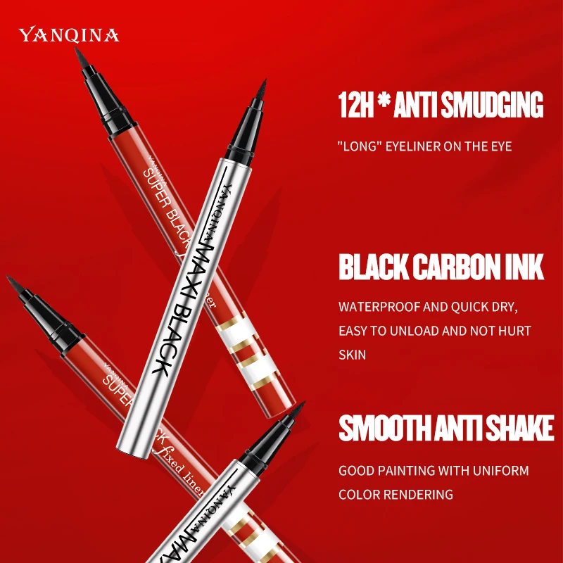 2021 Beauty wholesale self adhesive eyeliner pen with eyelash glue and eyeliner