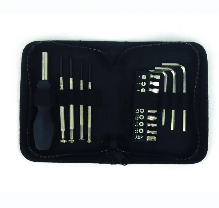 19pcs hot sale quality promotion tool set with portable zipper bag