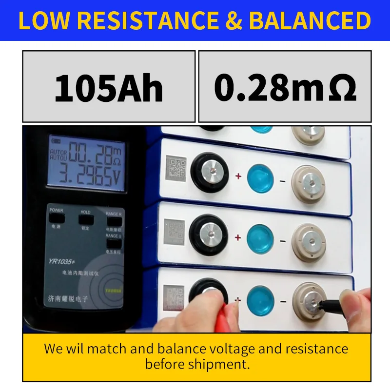 EU Warehouse 3.2V 105Ah LiFePO4 340Ah 320Ah 280Ah 100Ah Akku Lithium Ion Battery Cell for RV Boat Solar Energy Storage System