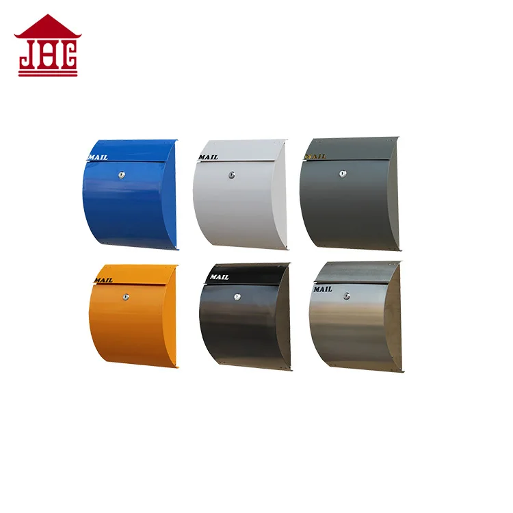 Locking Metal Mailbox  antique letter box us mail  outdoor mailbox   mailbox sculpture