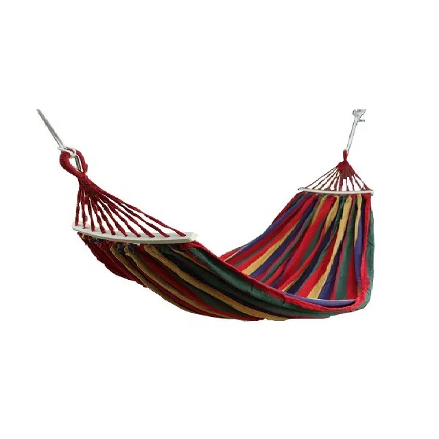 
New hot manufacturers direct fashion Folding Hanging Chair Brazilian Hammock Camping Hammock Outdoor Cotton Canvas Hammock 