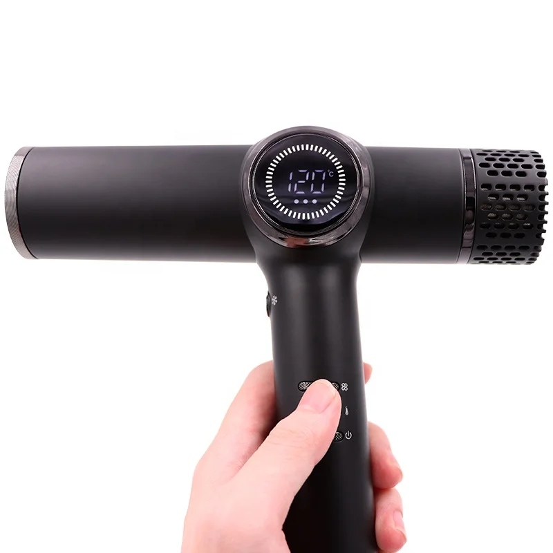 High Speed LCD 110,000 RPM Digital Brushless DC Motor Blow Dryer Hairdryer Professional Adjustable Salon Hair Dryer