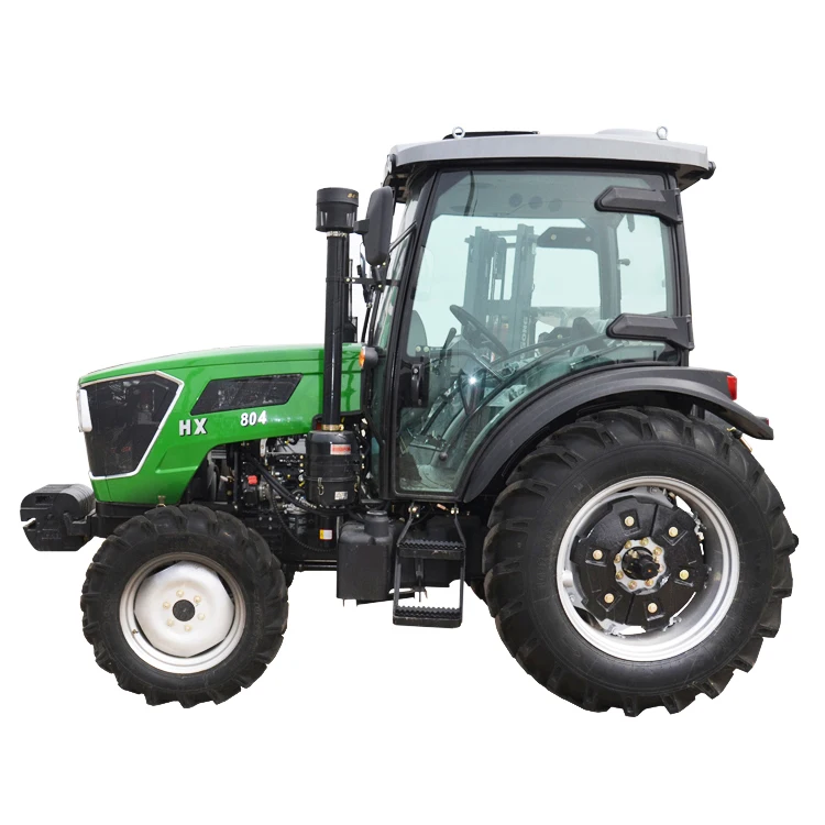 Трактор HUAXIA 4x4 70hp-80hp farmtrac Лучшая цена китайский сельскохозяйственный трактор с фронтальным
