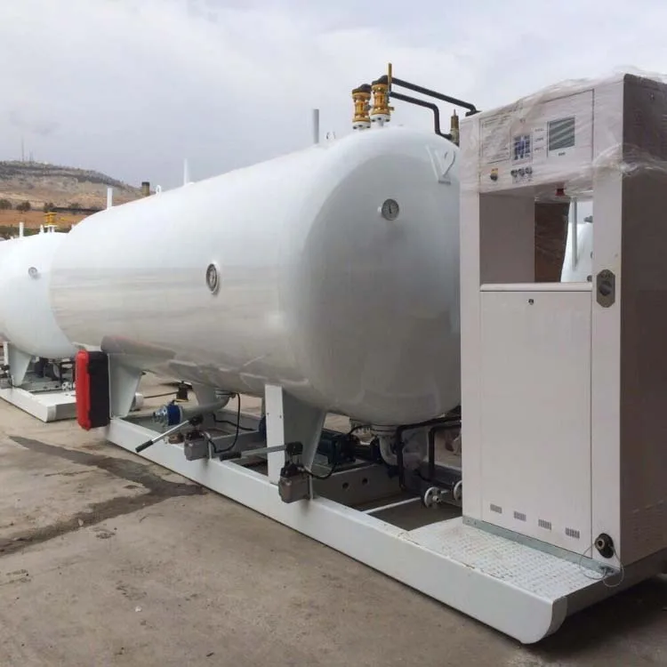 Бак сжиженного углеводородного газа полная портативная заправочная станция