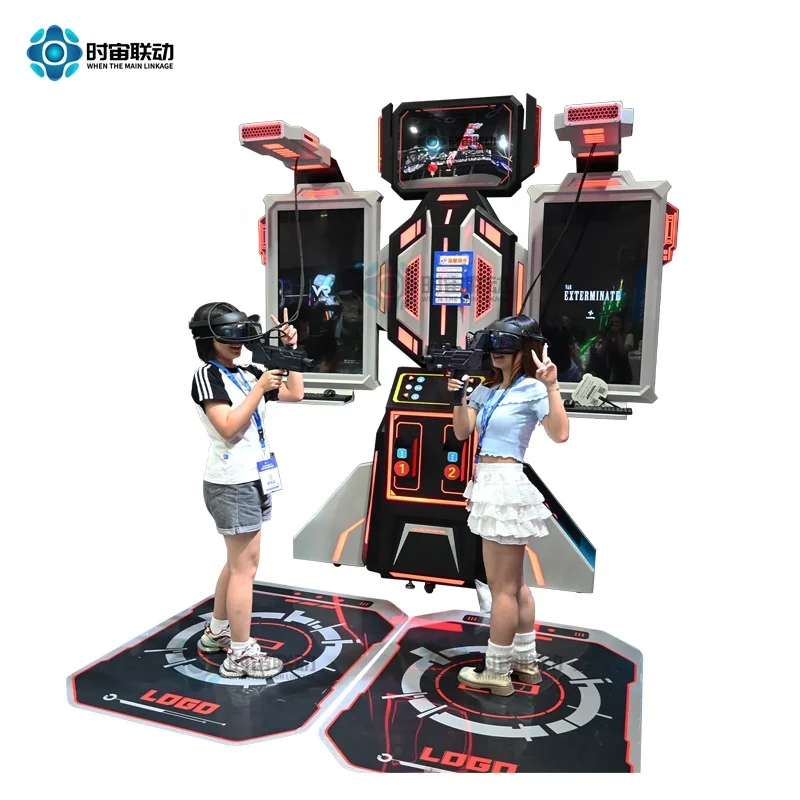 9dvr future fighter pair battle shooting motion sense interactive game VR future battlefield virtual reality game machine