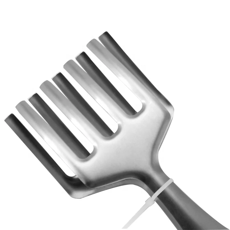 Multifunctional Kitchen Sugar Salad Bread Metal 201 Stainless Steel BBQ Grill Serving Tongs