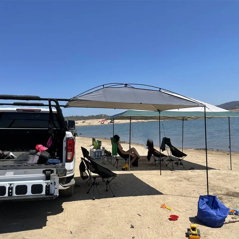 tenda da tetto Custom SUV 4x4 ford ranger rooftop canopy car side awning sunscreen Roof Top Tent for Camping