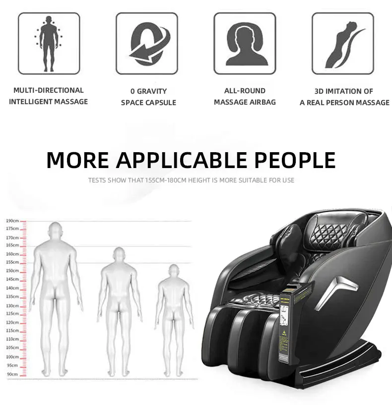 Credit card business coin bill operated Commercial 3D zero gravity vending Massage Chair with payment system