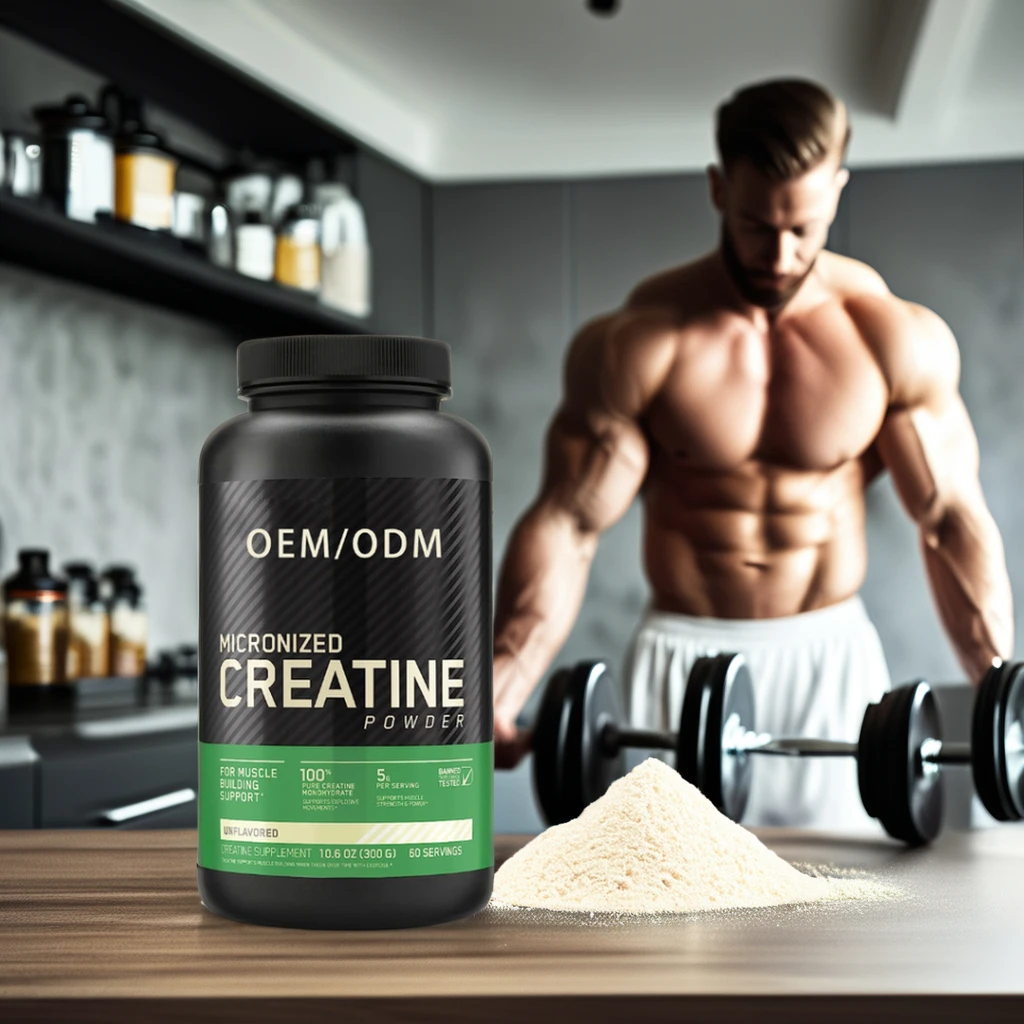 Private Label Factory supply high quality creatine monohydrate fast muscle building creatine fitness sports powder