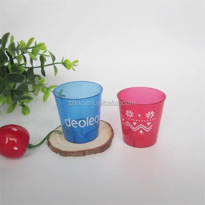 Shot Glasses Hard Plastic 1.5Oz Mini Wine Glass Party Cups