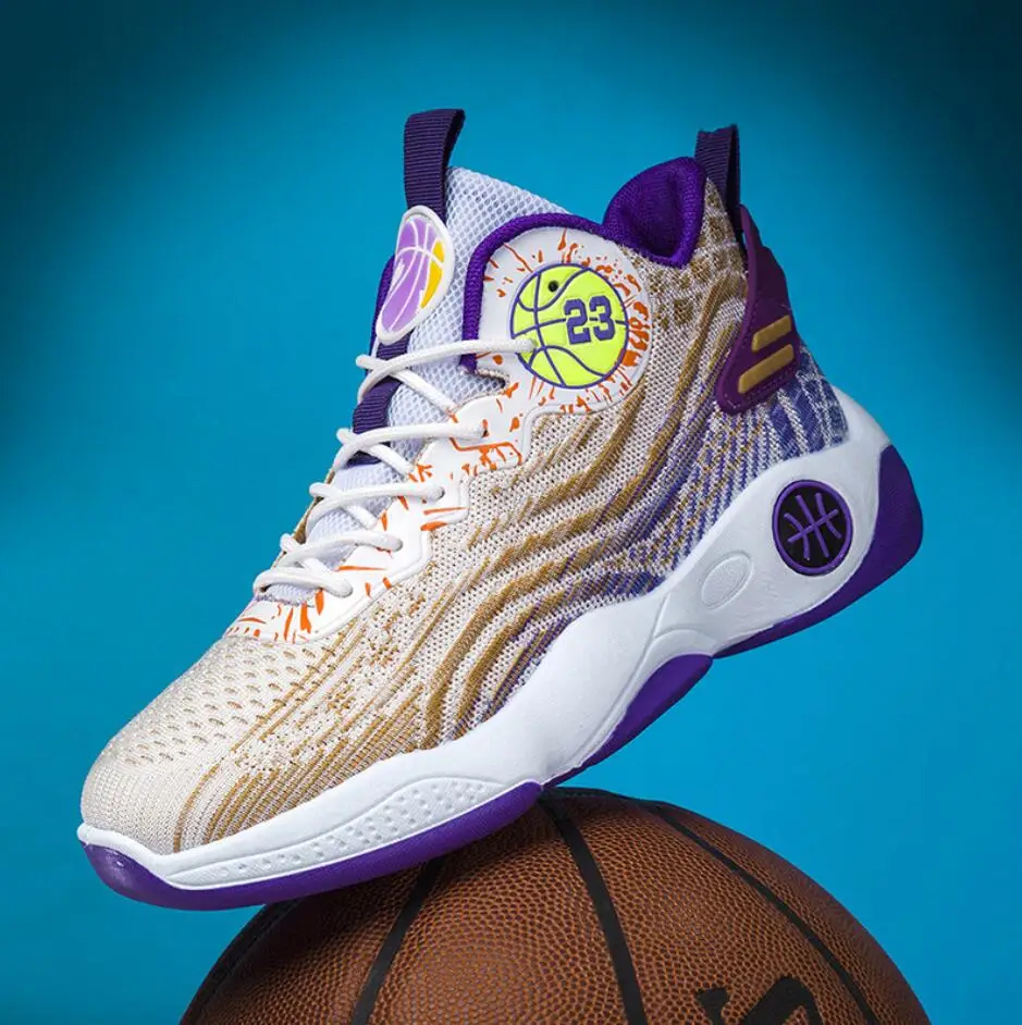 New high-top Curry breathable Boots non-slip shock-absorbing basketball shoes