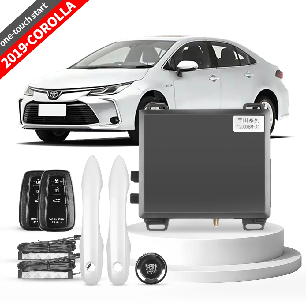 Автомобильная сигнализация для Toyota 2019 Corolla с автоматическим запуском и кнопкой