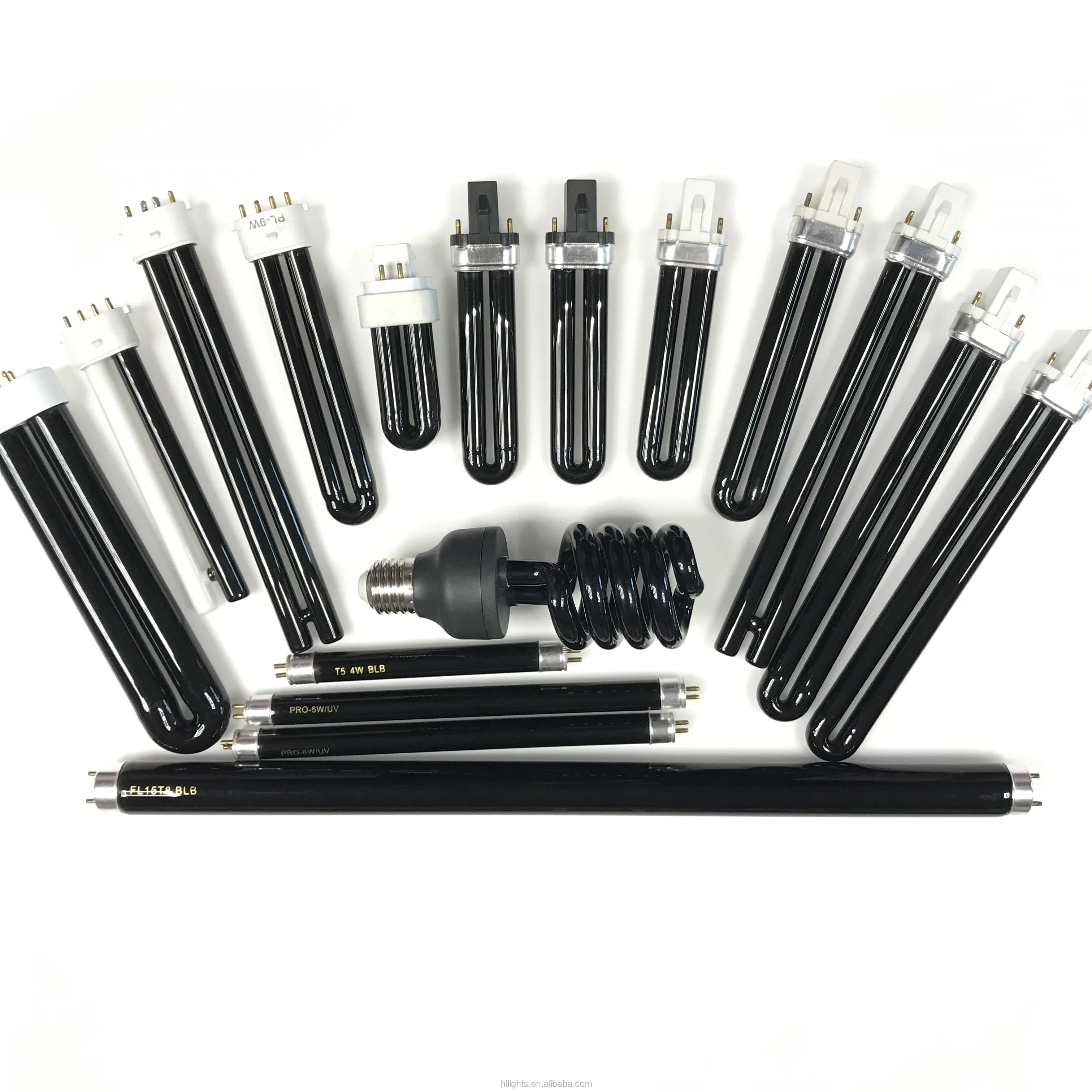 Лампы uva blb для проверки денег, 365nm, черная УФ-лампа 9 Вт 20 Вт