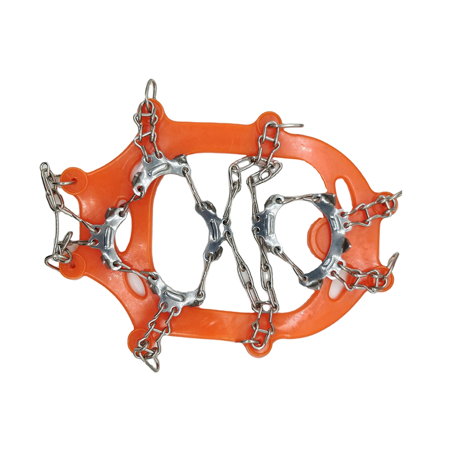 Outdoor TPE Silicone 15-tooth Anti-skid Steel Nail Crampons Anti-skid Chain 15-tooth Crampons